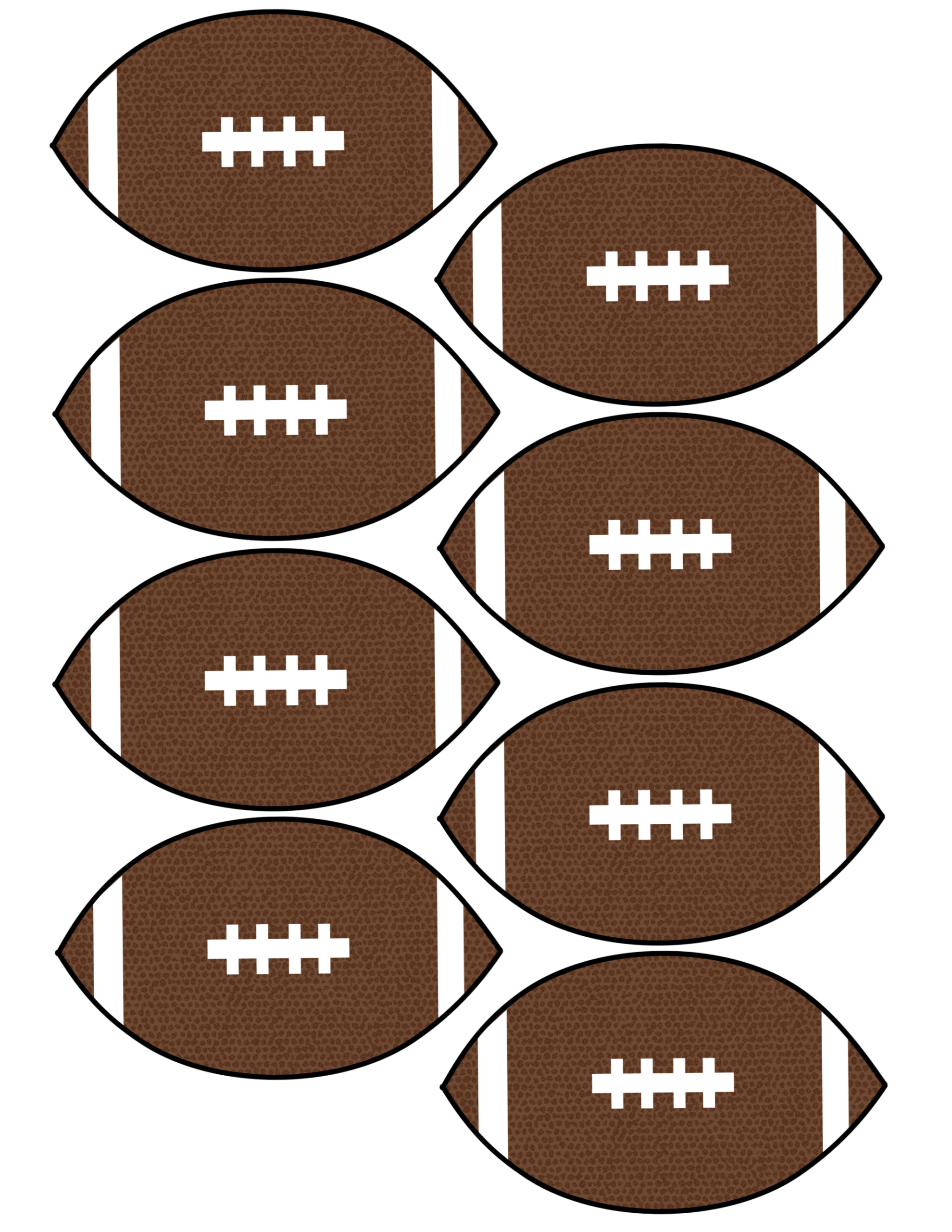cheap super bowl decorations {football banner} - paper trail design